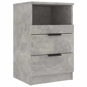 vidaXL Szafki nocne Betonowy szary Medium Engineered wood