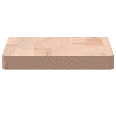 vidaXL Półka ścienna, 40x20x2,5 cm, lite drewno bukowe