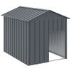 vidaXL Buda dla psa, z dachem, antracytowa, 117x153x123 cm, stal