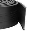 vidaXL Uszczelka drzwi garażowych Czarny 70 x 6 mm 4,5 m PVC
