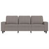 vidaXL Sofa 3-osobowa, kolor taupe, 180 cm, tapicerowana tkaniną