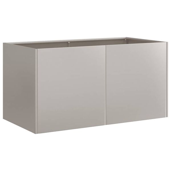 vidaXL Doniczka Rusty 80x40x40 cm Stal nierdzewna