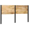 vidaXL Zagł&oacute;wek 180 cm lite drewno mango i żelazo