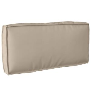 vidaXL Poduszka Materiał Oxford Szarobeżowy 80 x 40 x 12 cm