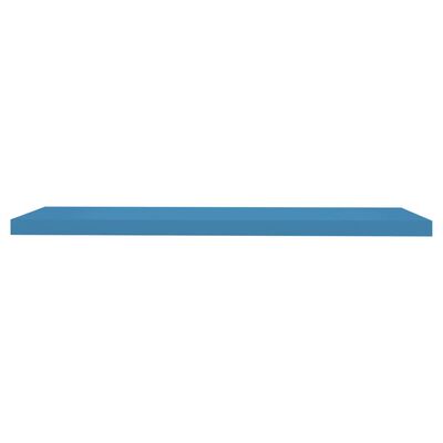vidaXL Półka ścienna, niebieska, 90 x 23,5 x 3,8 cm, MDF