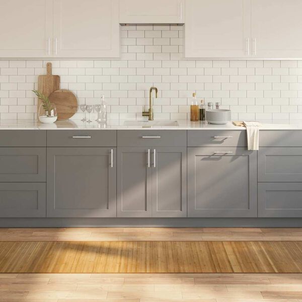 vidaXL Dywan prostokątny, naturalny, 60x1000 cm, bambusowy