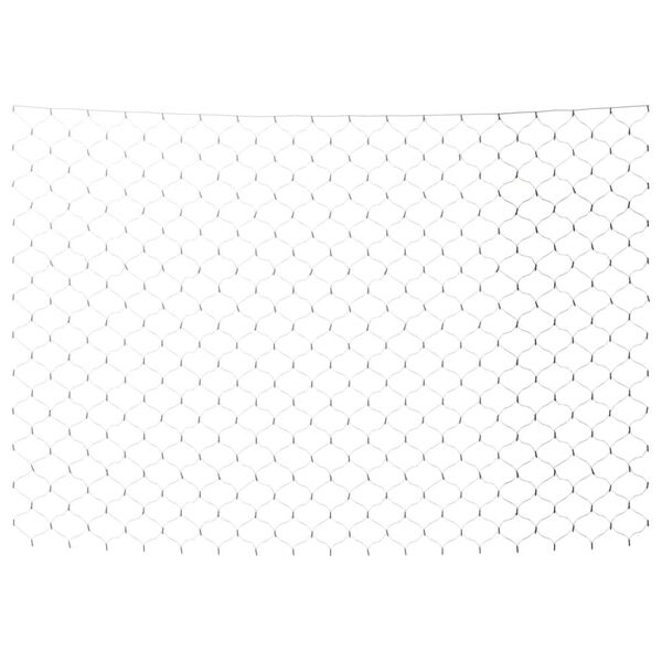 vidaXL Siatka z lampek LED, zimna biel, 3x3 m, 306 LED