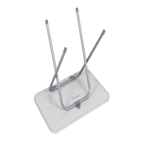 Camp Gear Składany stolik turystyczny, stalowy, szary, 1405060