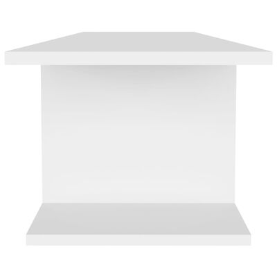 vidaXL Wisząca szafka telewizyjna, biała, 103x30x26,5 cm, płyta