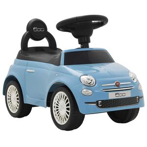 vidaXL Samoch&oacute;d jeździk Fiat 500, niebieski