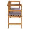 vidaXL Ławka R&oacute;żana Naturalny 157 x 46 x 82,5 cm Lite Drewno Akacji