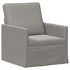 vidaXL Sofa pojedyncza jasnoszary 70 x 81 x 82 cm Welur