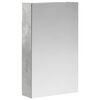 vidaXL Szafka z lustrem do łazienki Betonowy szary 30 x 10,5 x 50 cm