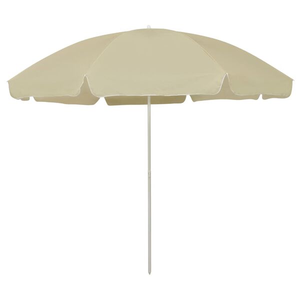 vidaXL Parasol plażowy, piaskowy ż&oacute;łty, 300 cm