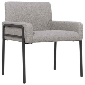 vidaXL Fotel jasnoszary Boucl&eacute;