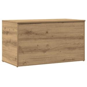 vidaXL Skrzynia, dąb artisan, 84x42x46 cm, materiał drewnopochodny