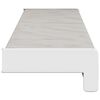 vidaXL Parapet okienny Tekst Marmur -enure 80 x 10 x 4,5 cm PVC