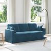 vidaXL Sofa Niebieski 198 x 78 x 80 cm Aksamit