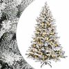 vidaXL Sztuczna choinka z zawiasami 120 cm 150 LED Ciepła biel
