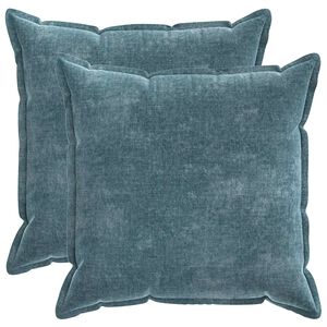 vidaXL Poszewka na poduszkę 2 pcs HOUTEN niebieski 80 x 80 cm