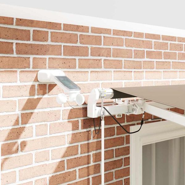 vidaXL Markiza zwijana Beżowy 300 x 250 cm Poliester i Metal