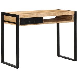vidaXL Biurko 100x50x75 cm lite drewno surowe mango