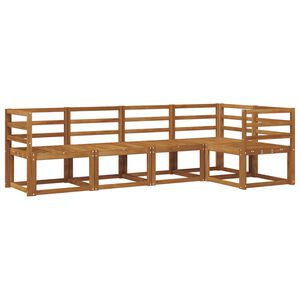 vidaXL Zestaw sof na zewnątrz 5 pcs Naturalny