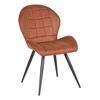 LABEL51 Krzesła stołowe Sil, 2 szt., 51x64x87cm, koniakowe, mikrofibra