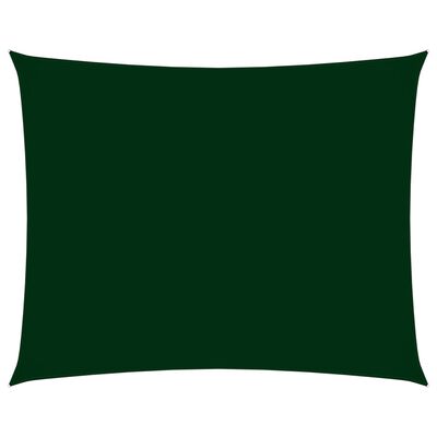 vidaXL Prostokątny żagiel ogrodowy, tkanina Oxford, 3,5x4,5 m, zielony