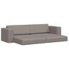 vidaXL Sofa Bed 200cm Ciemnoszary tkanina