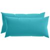 vidaXL Poszewka na poduszkę 2 pcs HEERLEN Turkusowy 40 x 70 cm