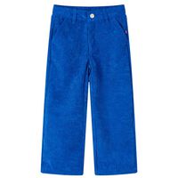 Spodnie dziecięce, sztruksowe, kobaltowoniebieskie, 92