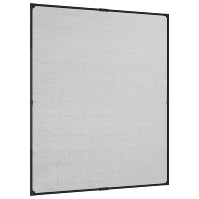 vidaXL Magnetyczna moskitiera okienna, antracytowa, 100x120 cm