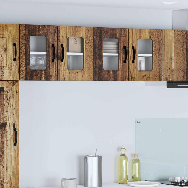 vidaXL Szafka kuchenna Kalmar 2 pcs Stare drewno 60 x 31 x 40 cm