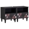 vidaXL Stolik nocny 2 pcs Brązowy 40 x 33 x 46 cm Drewno z mango