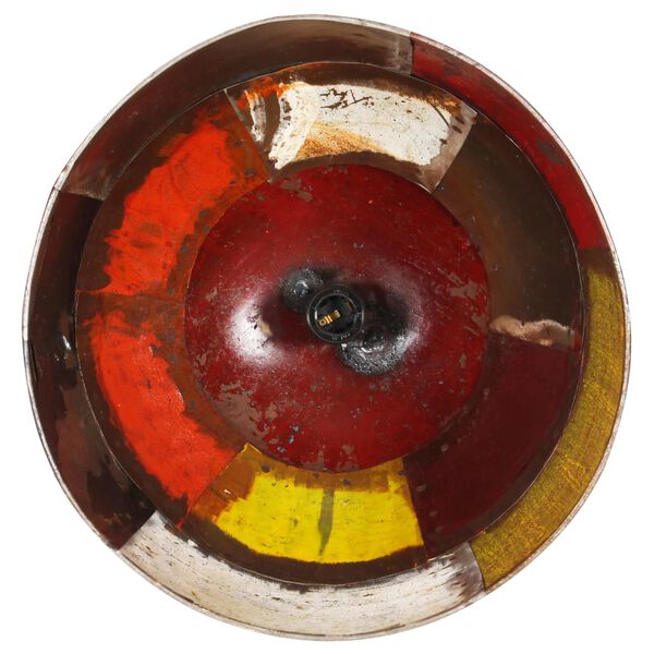 vidaXL Industrialna lampa wisząca, 25 W, kolorowa, okrągła, 41 cm, E27