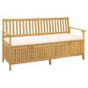 vidaXL Ławka z miejscem do przechowywania z poduszką 170 x 63 x 84 cm
