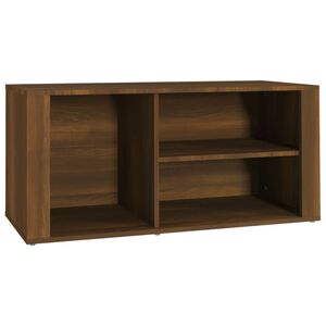 vidaXL P&oacute;łka na buty, brązowy dąb, 100x35x45 cm