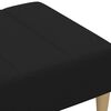 vidaXL Podnóżek, czarny, 77x55x31 cm, tapicerowany tkaniną