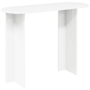 vidaXL Konsola Biały 100 x 39,5 x 75 cm Drewno inżynieryjne