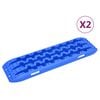 vidaXL Trapy, 2 szt., niebieskie, 106x30,5x7 cm, nylon
