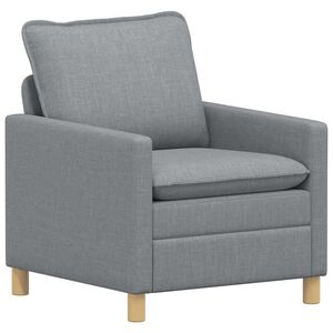 vidaXL Sofa jasnoszary 76 x 81 x 87,5 cm tkanina