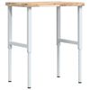 vidaXL Stolik roboczy, 80x60x(73-99,5)cm, prostokątny, drewno akacjowe