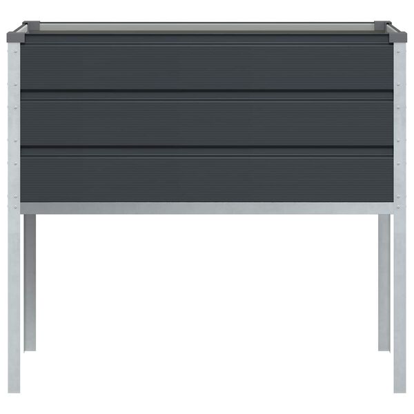 vidaXL Donica Antracyt 100 x 45 x 90 cm Stal Galwanizowana