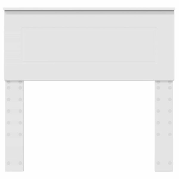 vidaXL Zagł&oacute;wek Biały 80 cm Materiał drewnopochodny