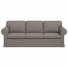 vidaXL Sofa Ciemnoszary