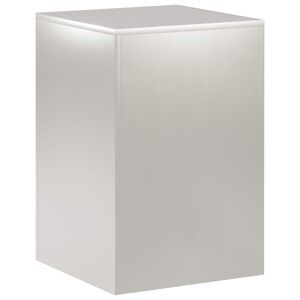 vidaXL Stojak na rośliny srebrny 40 x 40 x 60 cm Stal