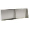 vidaXL Mur oporowy 2 szt. 60 x 12 x 40 cm Stal nierdzewna srebrny