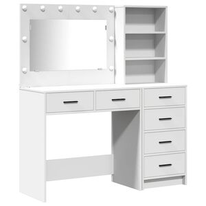 vidaXL Toaletka 2 szt. Biały 78,5 x 41 x 135 cm Drewno inżynieryjne