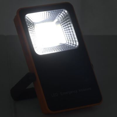 vidaXL Reflektor LED, ABS, 10 W, zimne białe światło